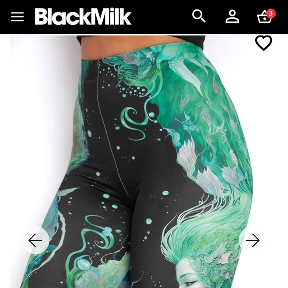 Blackmilk “MERMAID HWMF LEGGINGS - LIMITED” Size Medium M NWT - Picture 2 of 13